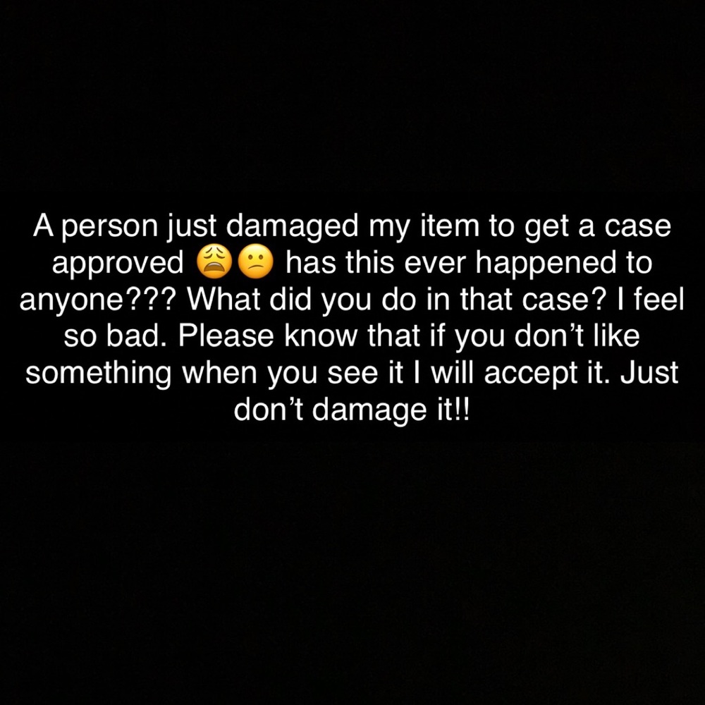 Has anyone ever damaged your things?? So upset